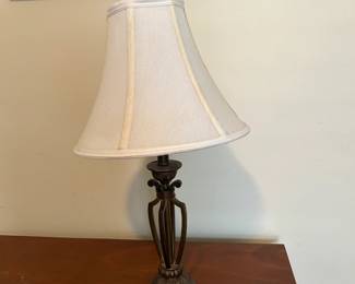 #33	Bronze Table Lamp - 20" Tall`	 $25.00 