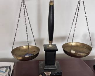 Antique pharmacy scale