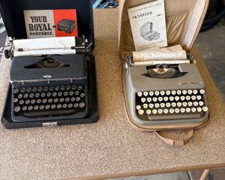 Antique typewriters
