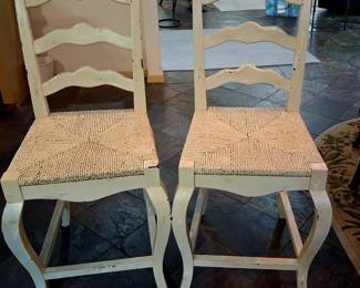 Pair Terrific French Country Counter Stools