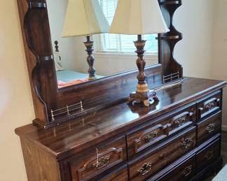 Vintage Basset Dresser