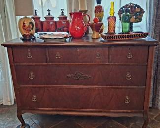 Vintage Chest and Kitchen
