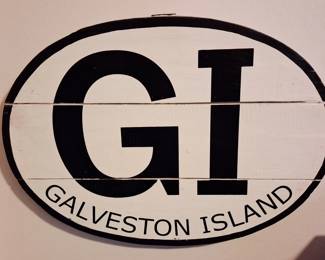 Galveston Wood Sign