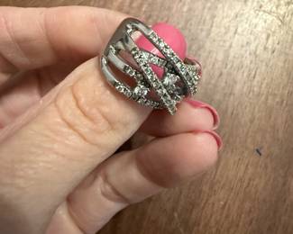 14k white gold 1ctw diamond ring