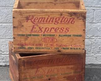 Remington wooden cases