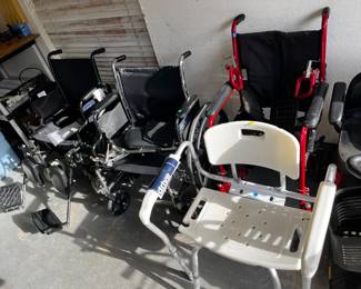 Multiple mobility aids