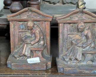 Antique bookends