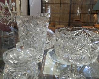 Assorted Crystal items