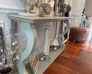 Light Green Console Table
