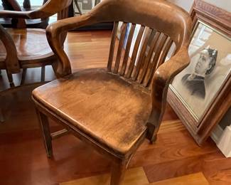 Antique Bankers Chair 
