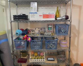 Metal shelving not for sale