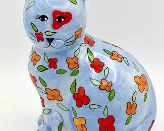 Patterned Cat Bank (empty)