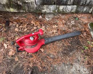 Rake And Vac Electric Leaf Blower Works