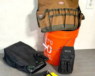 Bucket Boss With Other Tool Bags