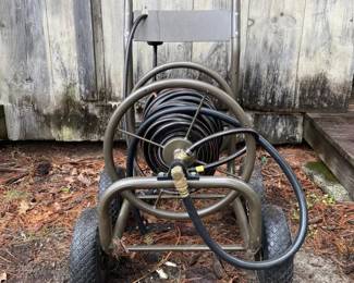 Husky Retractable Garden Hose With Wheels