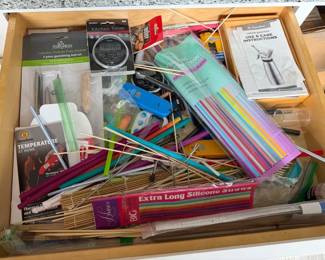(2) Contents Of Kitchen Drawers