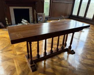 French Louis XIII style monastery or refectory trestle table