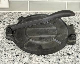 Cast Iron Tortilla Press