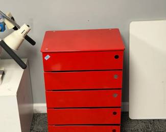 Dottus 5-bin storage tower With Pivoting Drawers