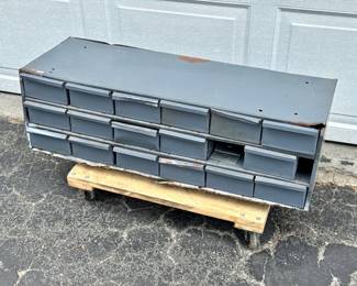 Durham Large Drawer Metal Caddy With Contents