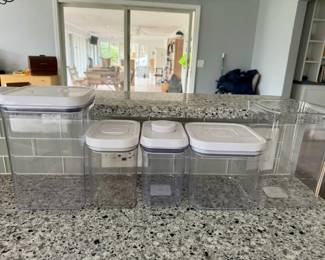 Clear Kitchen Canisters