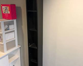 Slim Bookshelf Tower