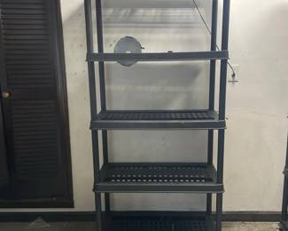 Greenmade Black Plastic Shelf 2