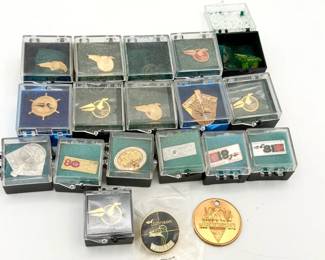 Collection Of Pins & Medallions
