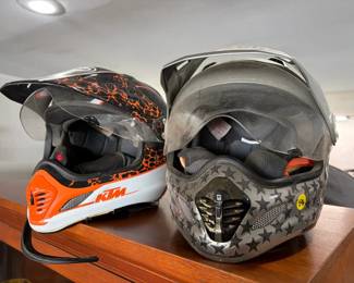 (2) Dirt Bike Helmets
