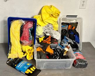 Gloves, Masks, & Rags