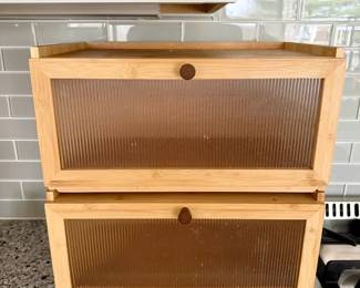 (2) Bread Boxes