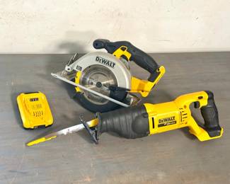 (2) DeWalt Saws With (1) Battery