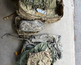 Large lot of Military Tactical Gear