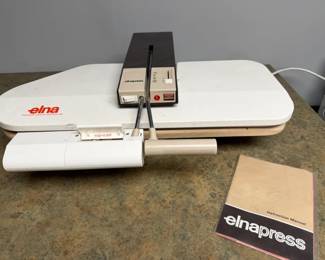 Elnapress, an electronic ironing press made in Switzerland