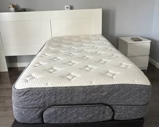 Twin Bed with Headboard