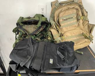 3 Military Backpacks