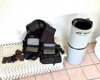 Weighted Vest & Reebok Slide