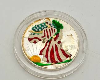 United States American Silver Eagle coin 1 troy ounce of .999 fine silver