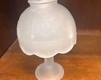 Vintage Westmoreland frosted satin fairy lamp - AS IS - $50 (or best offer)