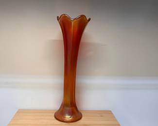 Imperial Glass "Morning Glory" swung vase ($55 or best offer)