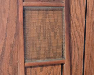 Domestic Science Glass Washboard