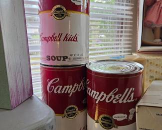 Campbell's Soup Can Collectible Porcelain Dolls