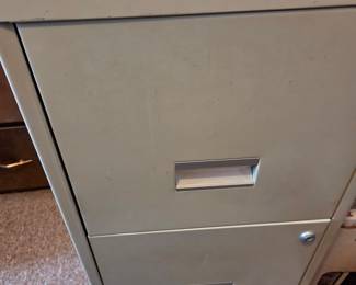 2-Drawer Metal Filing Cabinet