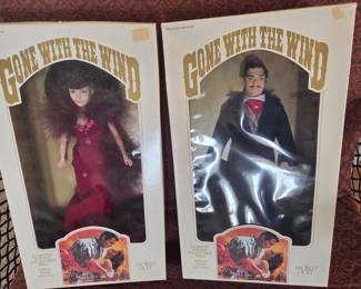 Gone With The Wind Scarlett O'Hara and Rhett Butler Limited Edition Dolls by World Doll