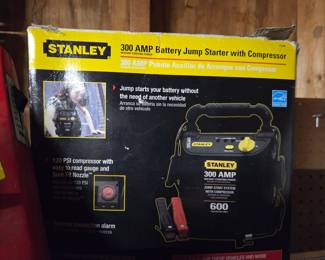 Stanley 300 Amp Battery Jump Starter with Compressor