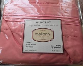 Mellanni 1800 Brushed Microfiber Bed Sheet Set