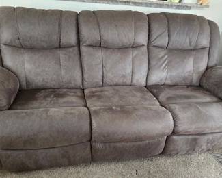 Ashley Furniture First Base Reclining Sofa