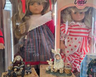 Vissi Doll with Yesterdays' Child Figurines