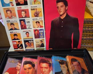 Elvis Presley "From Nashville to Memphis" Cassette Tape Box Set and Collectible Stamps