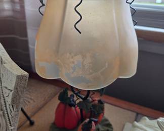 Pumpkin and Vine Table Lamp